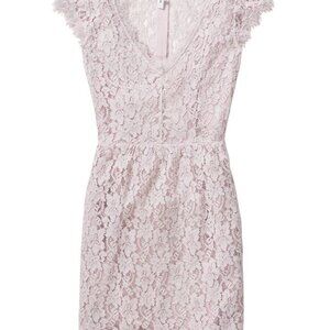 Aritzia BABATON Tobisa lace dress pink